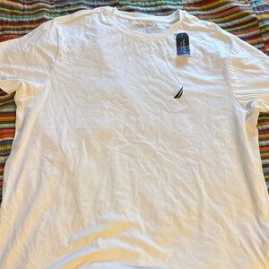 Nautica graphic logo T-shirt, 1XL embroidered logo